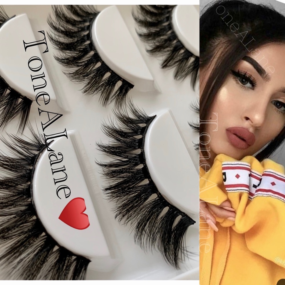 7pairs- Mink Eyelashes Lashes Wispy 3d lashes fluffy